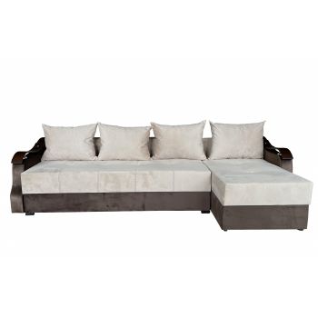 Coltar Extensibil Dana, 300X145X70 cm, Maro, Crem