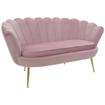 Canapea Daimon 2 Locuri Pink 134x70x77 cm