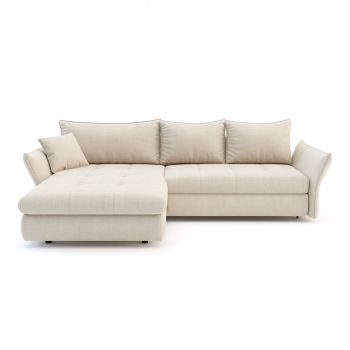 Coltar Extensibil Acero, 275x174x89 cm, Stofa, Beige-Aragon 03