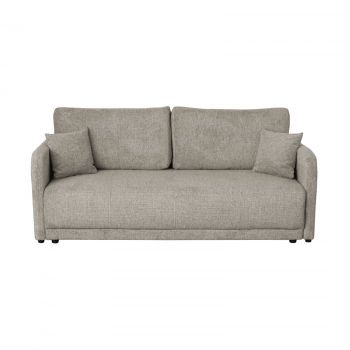 Canapea BERNA S extensibila, 3 locuri, cu arcuri si lada depozitare, bej inchis, 210x110x93 cm Canapea BERNA S extensibila, 3 locuri, cu arcuri si lada depozitare, bej inchis, 210x110x93 cm