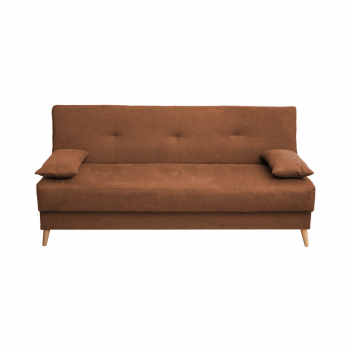 Canapea ROMA extensibila, 3 locuri, cu arcuri si lada depozitare, caramiziu, 190x87x92 cm ieftina Canapea ROMA extensibila, 3 locuri, cu arcuri si lada depozitare, caramiziu, 190x87x92 cm ieftina