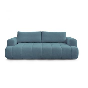 Canapea albastră extensibilă/cu spațiu de depozitare 251 cm Fuji – Bobochic Paris Canapea albastră extensibilă/cu spațiu de depozitare 251 cm Fuji – Bobochic Paris