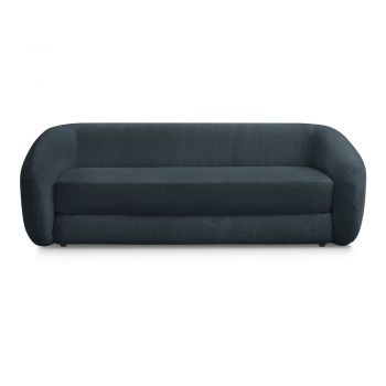 Canapea albastru-închis extensibilă cu tapițerie din chenille 228 cm Neyo – Bobochic Paris Canapea albastru-închis extensibilă cu tapițerie din chenille 228 cm Neyo – Bobochic Paris
