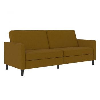 Canapea galbenă extensibilă 86 cm Presley – Støraa Canapea galbenă extensibilă 86 cm Presley – Støraa