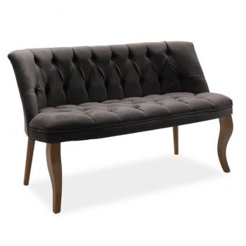 Canapea Loreta 2 Locuri Antracit 123x65x73 cm Canapea Loreta 2 Locuri Antracit 123x65x73 cm