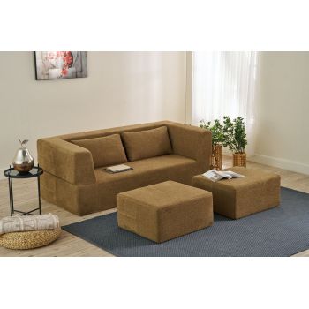 Canapea extensibilă cu 2 locuri, Balcab Home, 825BLC5405, Material: 100% ȘENILĂ, Maro Canapea extensibilă cu 2 locuri, Balcab Home, 825BLC5405, Material: 100% ȘENILĂ, Maro