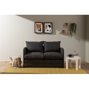 Canapea extensibilă cu 2 locuri, Futon, 859FTN2875, Metal , Gri inchis Canapea extensibilă cu 2 locuri, Futon, 859FTN2875, Metal , Gri inchis