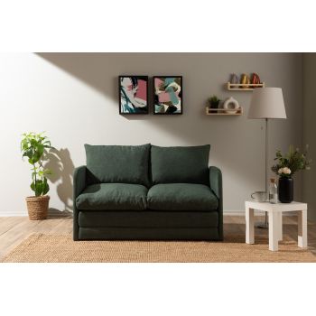 Canapea extensibilă cu 2 locuri, Futon, 859FTN2876, Metal , Verde Canapea extensibilă cu 2 locuri, Futon, 859FTN2876, Metal , Verde