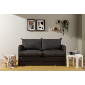 Canapea extensibilă cu 2 locuri, Futon, 859FTN2889, Metal , Gri inchis Canapea extensibilă cu 2 locuri, Futon, 859FTN2889, Metal , Gri inchis