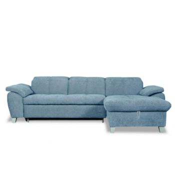 Coltar Extensibil Cu Insula Dreapta Sevilia Lux, Lada Depozitare, 5 Locuri, Tetiere Reglabile, Alabstru, 272 Cm Coltar Extensibil Cu Insula Dreapta Sevilia Lux, Lada Depozitare, 5 Locuri, Tetiere Reglabile, Alabstru, 272 Cm