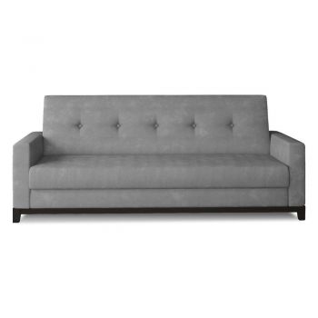 Canapea gri deschis extensibilă/cu spațiu de depozitare cu tapițerie din catifea 216 cm Selene – ELTAP Canapea gri deschis extensibilă/cu spațiu de depozitare cu tapițerie din catifea 216 cm Selene – ELTAP