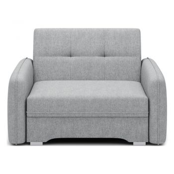Canapea gri deschis extensibilă/cu spațiu de depozitare cu tapițerie din chenille 102 cm Laine – ELTAP Canapea gri deschis extensibilă/cu spațiu de depozitare cu tapițerie din chenille 102 cm Laine – ELTAP