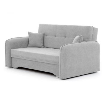 Canapea gri deschis extensibilă/cu spațiu de depozitare cu tapițerie din chenille 155 cm Laine – ELTAP Canapea gri deschis extensibilă/cu spațiu de depozitare cu tapițerie din chenille 155 cm Laine – ELTAP