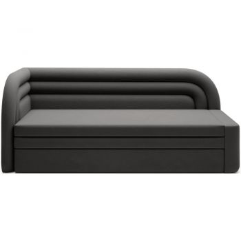 Canapea gri extensibilă/cu spațiu de depozitare cu tapițerie din catifea cu colț pe partea stângă 223 cm Fabillo – ELTAP Canapea gri extensibilă/cu spațiu de depozitare cu tapițerie din catifea cu colț pe partea stângă 223 cm Fabillo – ELTAP