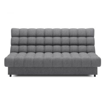 Canapea gri extensibilă/cu spațiu de depozitare cu tapițerie din chenille 197 cm Clareta – ELTAP Canapea gri extensibilă/cu spațiu de depozitare cu tapițerie din chenille 197 cm Clareta – ELTAP