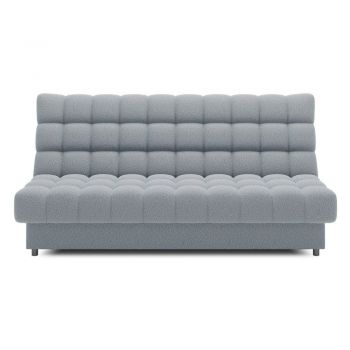 Canapea gri extensibilă/cu spațiu de depozitare cu tapițerie din țesătură bouclé 197 cm Clareta – ELTAP Canapea gri extensibilă/cu spațiu de depozitare cu tapițerie din țesătură bouclé 197 cm Clareta – ELTAP