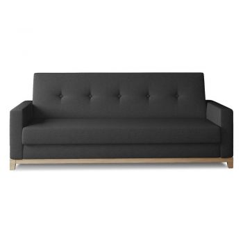 Canapea neagră extensibilă/cu spațiu de depozitare 216 cm Selene – ELTAP Canapea neagră extensibilă/cu spațiu de depozitare 216 cm Selene – ELTAP