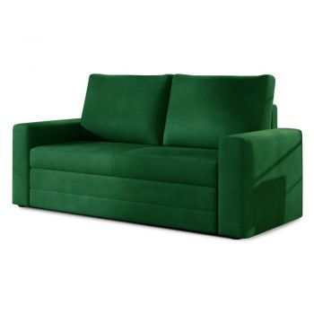 Canapea verde extensibilă/cu spațiu de depozitare cu tapițerie din catifea 151 cm Wave – ELTAP Canapea verde extensibilă/cu spațiu de depozitare cu tapițerie din catifea 151 cm Wave – ELTAP